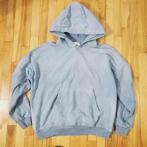 Moojimooji Oversized Hoodie Blue Size M